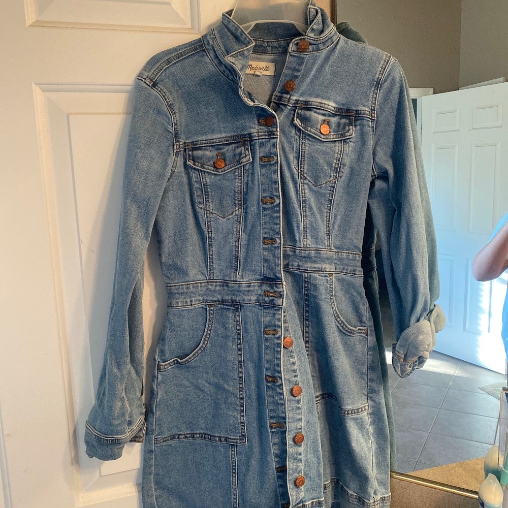 Madewell Denim Button-up Dress